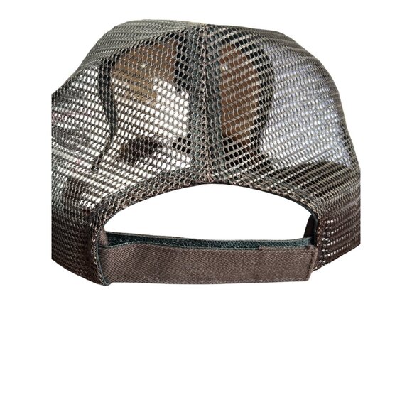 Massey Ferguson Nance Tractor Beige Brown Mesh Trucker Hat Adjustable Strap New - Picture 3 of 5